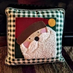 Adorable Christmas Santa Pillow - NWOT